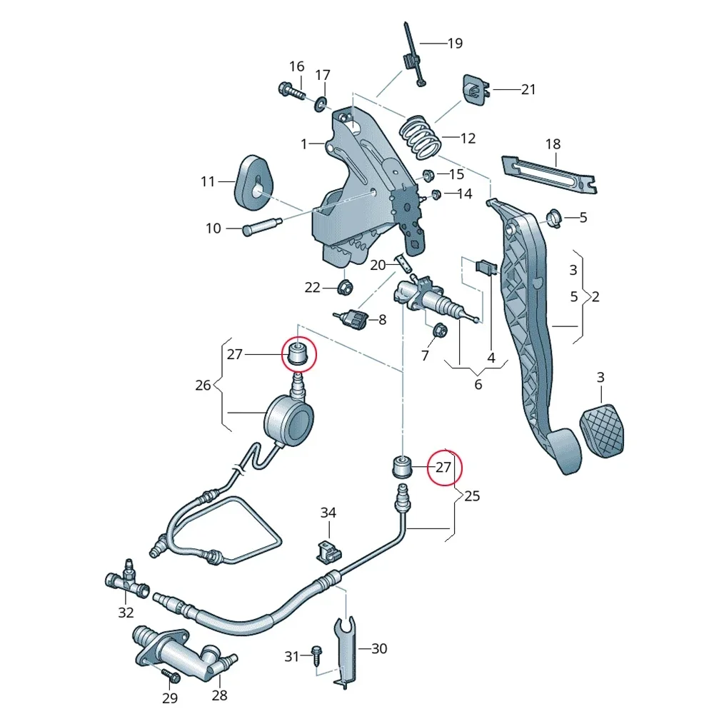 For Fiat Ulysse Peugeot 806 19 - Plastic Pipe Clip ulasan dan harga