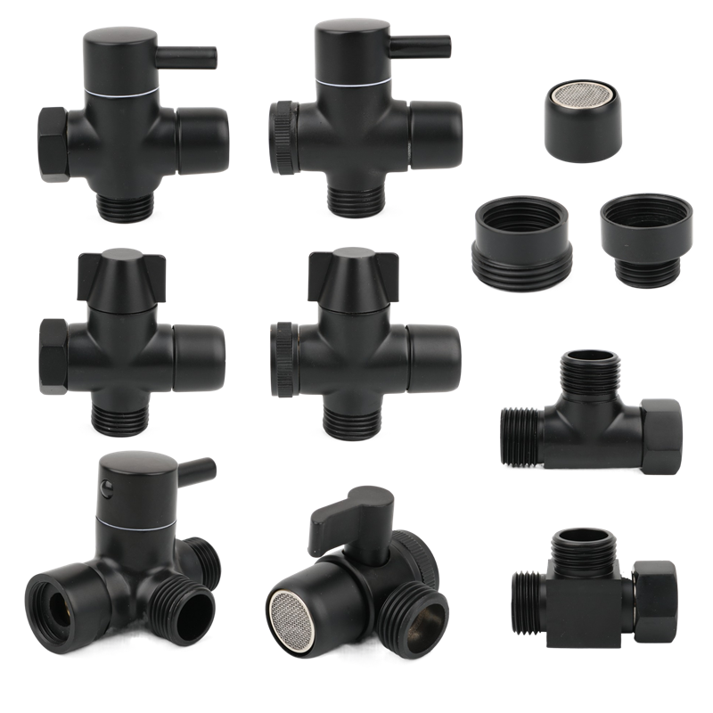 Black Brass Shower Arm Adapter - Shower Valve Cartridge ulasan dan harga